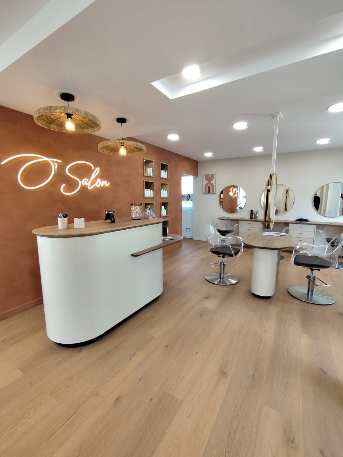 Aménagement d'un salon de coiffure à Plouzané